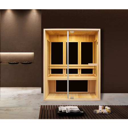 Инфракрасная сауна Mexda WS-1807 красный кедр 1500*1000*1900